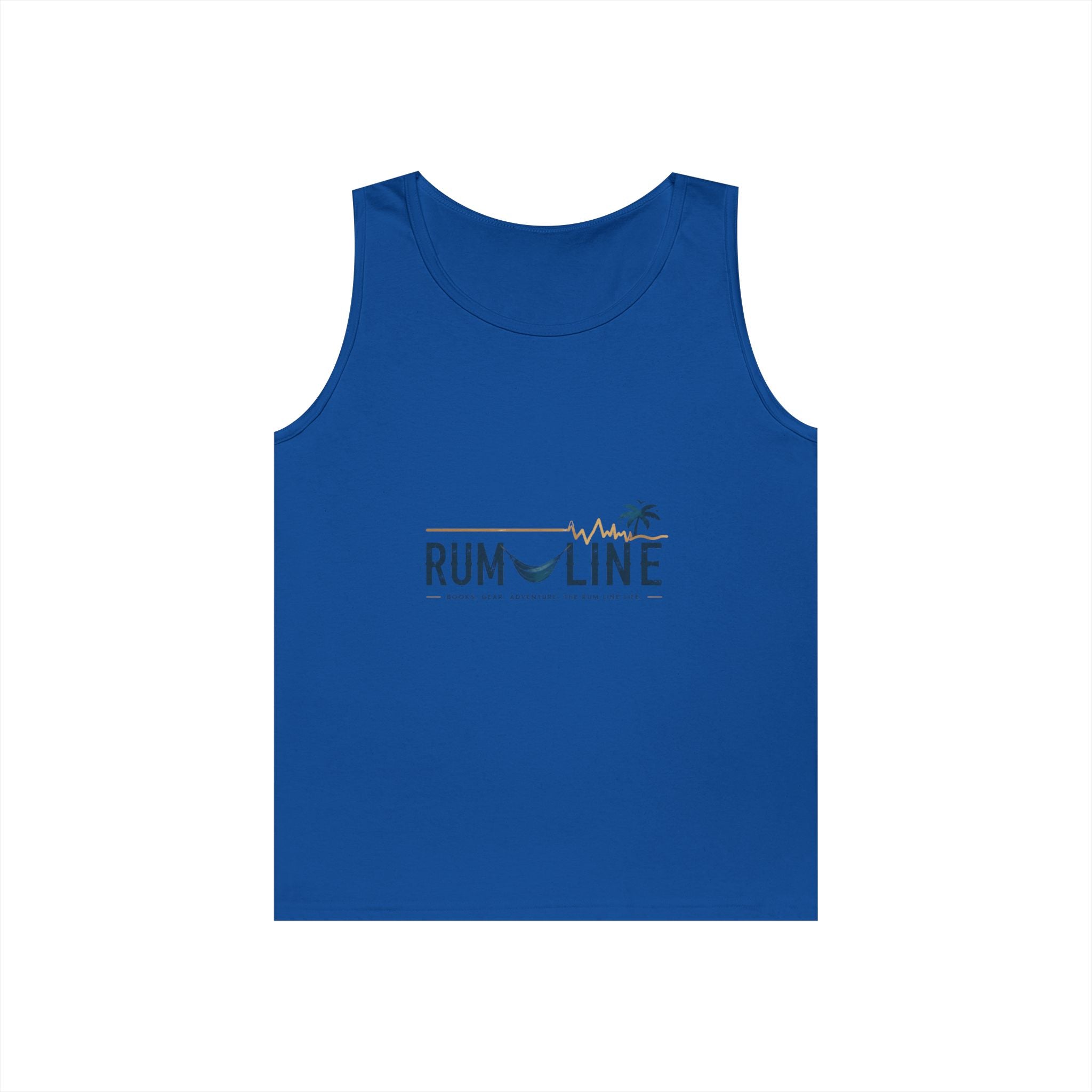 Rum Line Life Offical Logo Tank Top | Rum Line Life is chill, fun, slightly tilted, and a relaxing acceptance of imperfect happiness, wrapped in sand, sea and warm breezes.