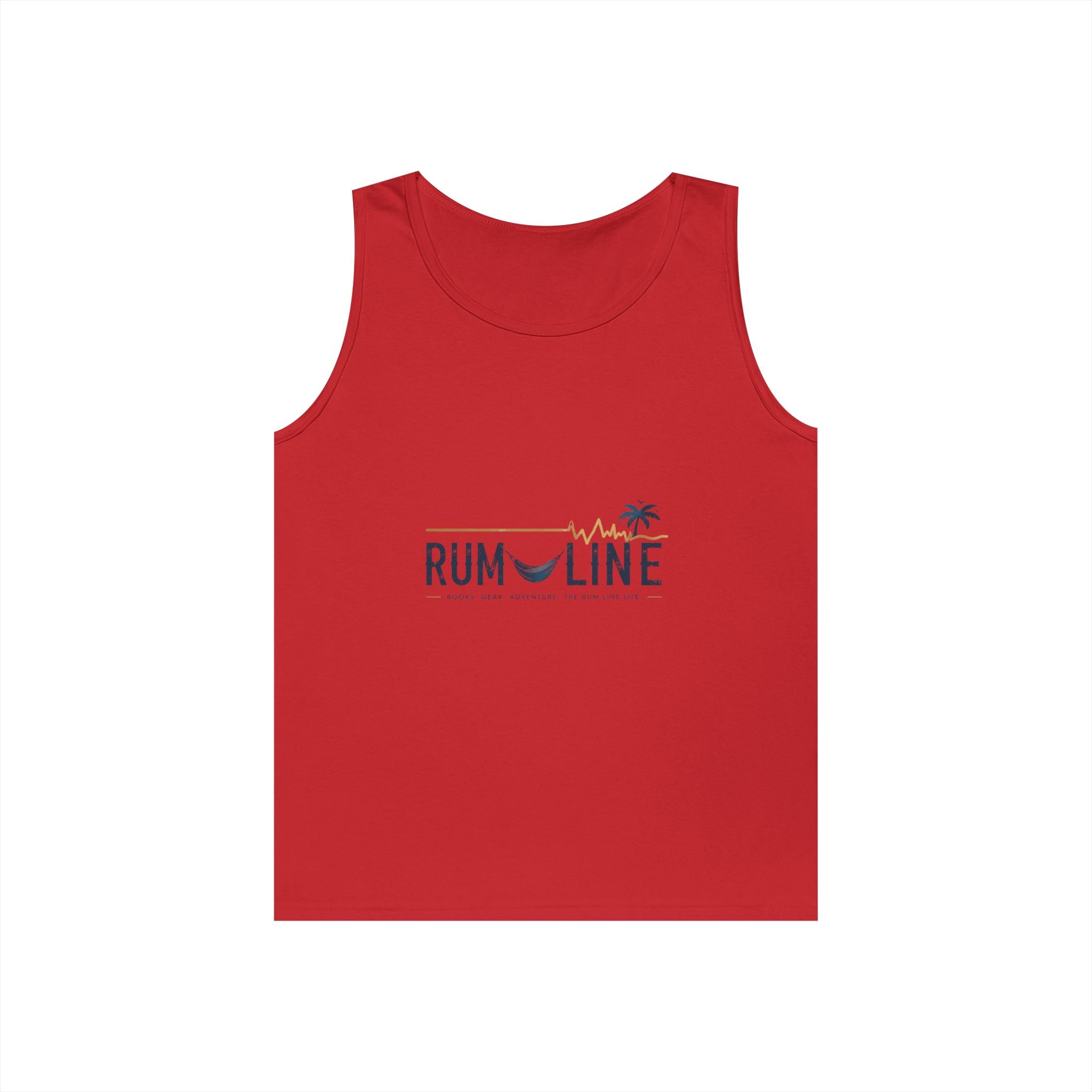 Rum Line Life Offical Logo Tank Top | Rum Line Life is chill, fun, slightly tilted, and a relaxing acceptance of imperfect happiness, wrapped in sand, sea and warm breezes.