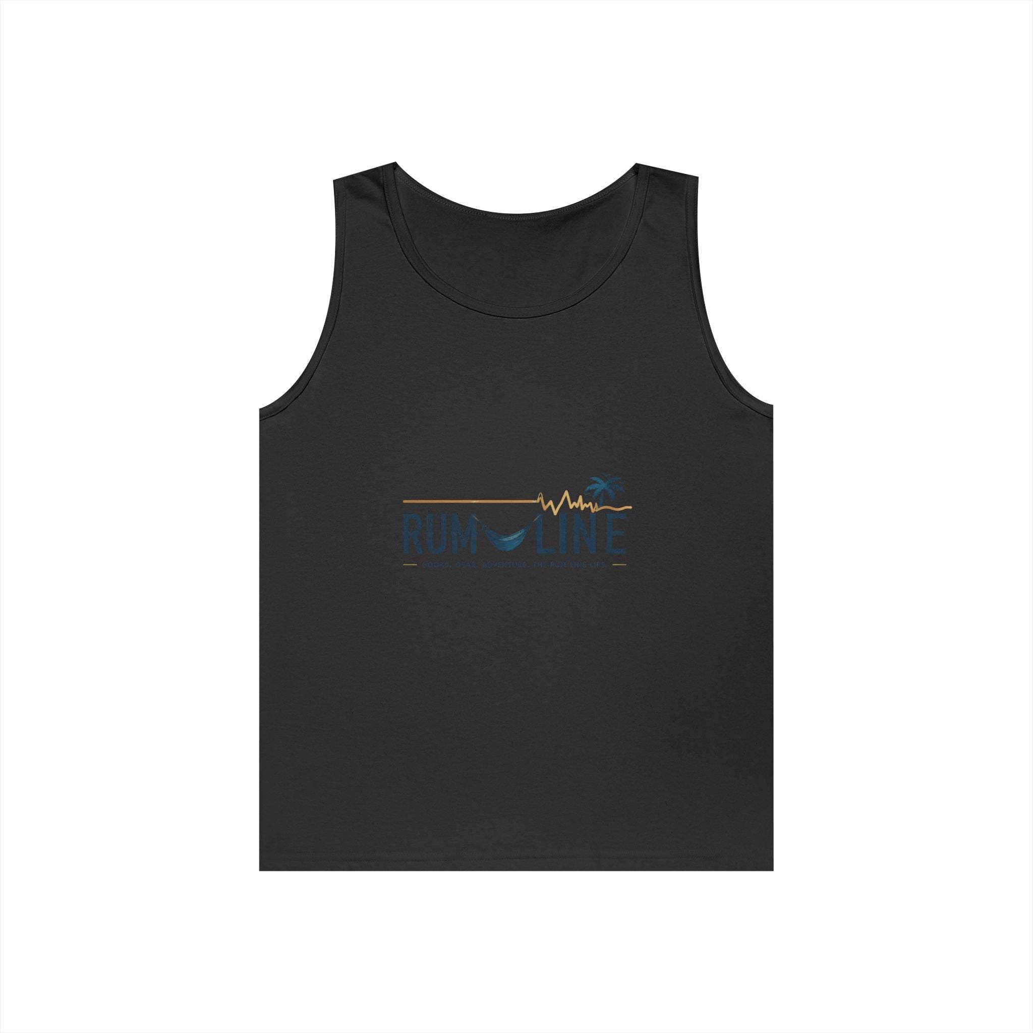 Rum Line Life Offical Logo Tank Top | Rum Line Life is chill, fun, slightly tilted, and a relaxing acceptance of imperfect happiness, wrapped in sand, sea and warm breezes.