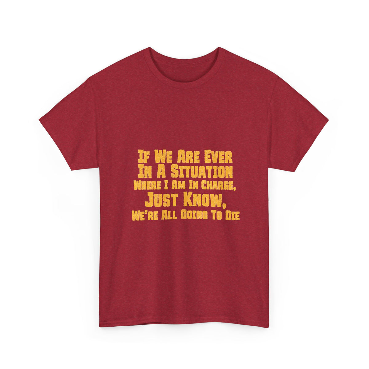 If We Are Ever In A Situation Text Tee | Funny Quote Tee Shirt