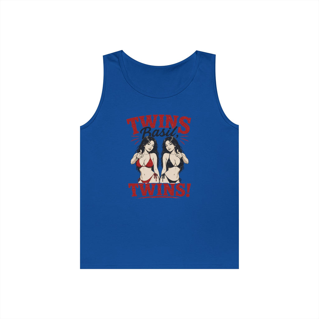 Twins Bikini Pinup Twins Tank Top | Retro Pinup Illustration, Beachwear