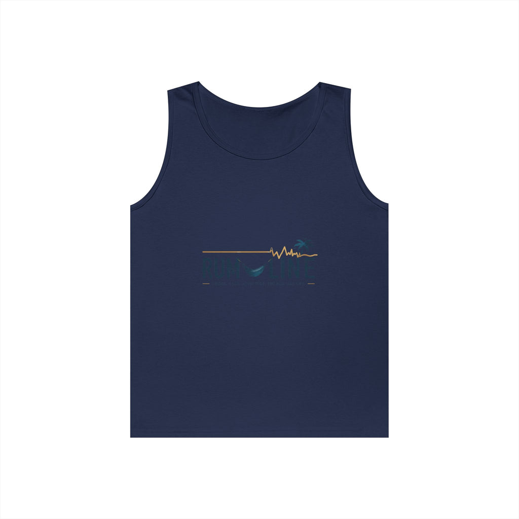 Rum Line Life Offical Logo Tank Top | Rum Line Life is chill, fun, slightly tilted, and a relaxing acceptance of imperfect happiness, wrapped in sand, sea and warm breezes.
