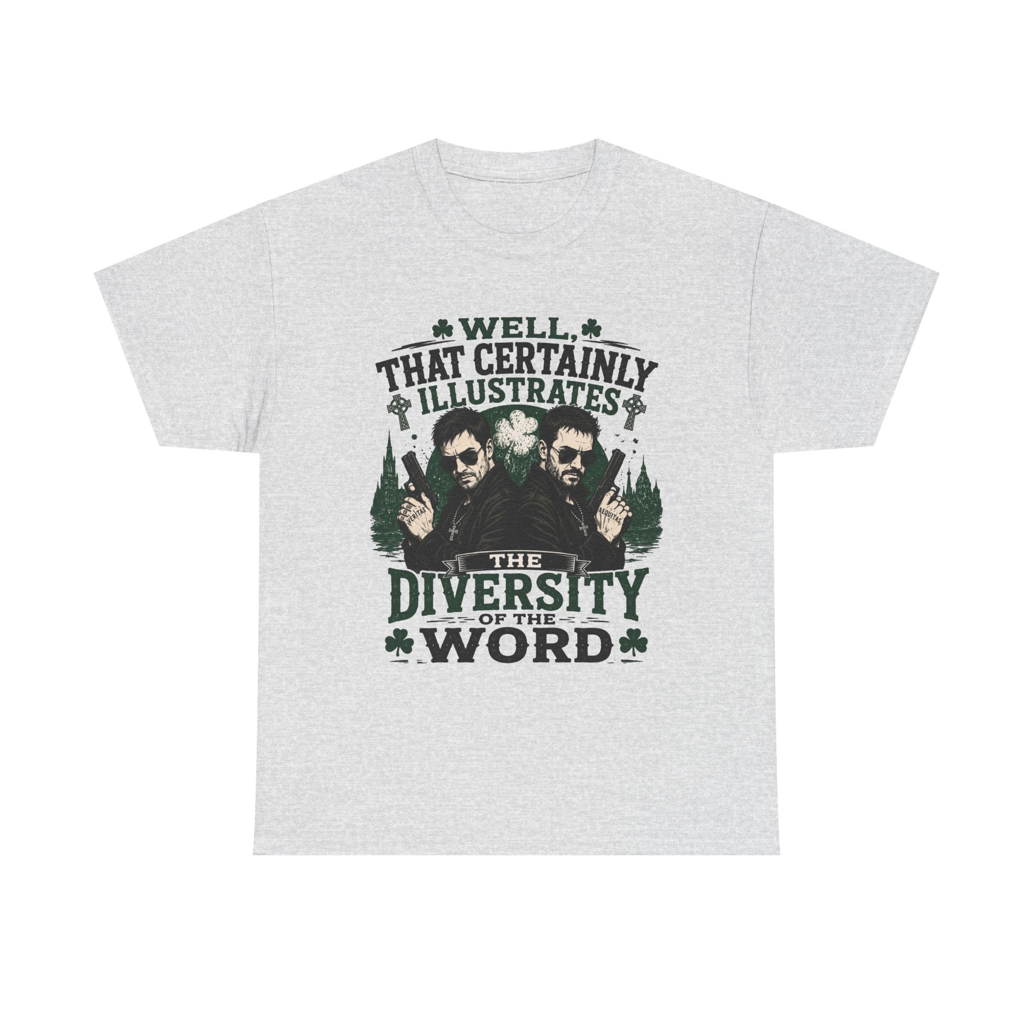 That Certainly Illustrates the Diversity of the Word T-Shirt | St. Patrick's Shamrock Design