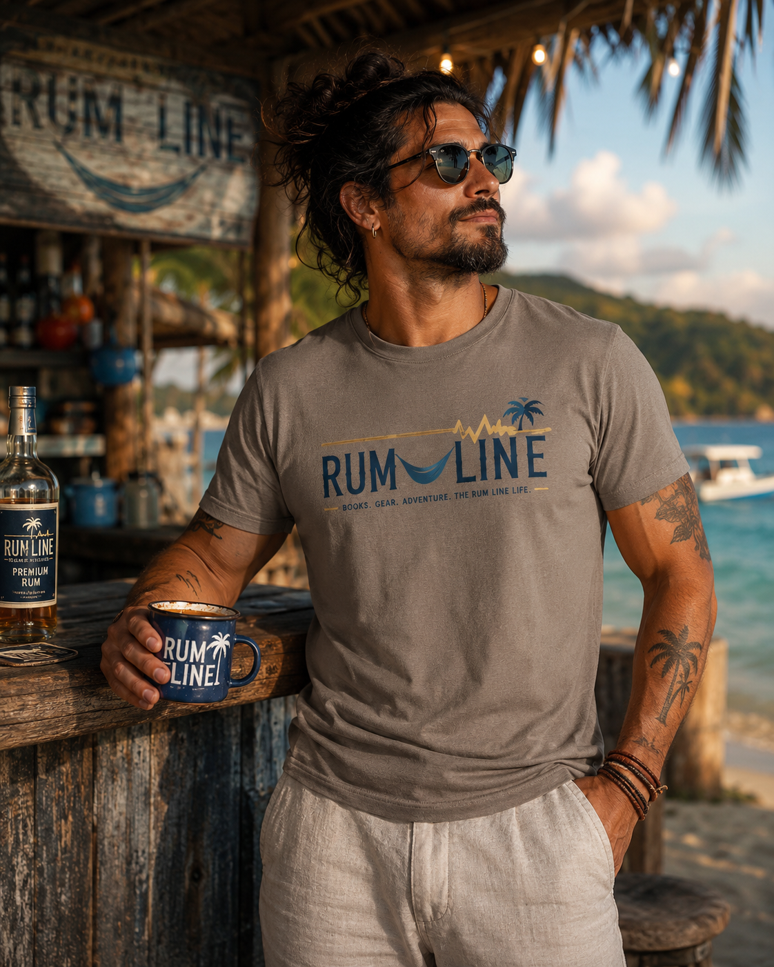 Rum Line Life Swag Tee Shirt