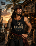 Rum-Line unoffical Beach Tank Top — Vintage Seagull & Palm Island Graphic
