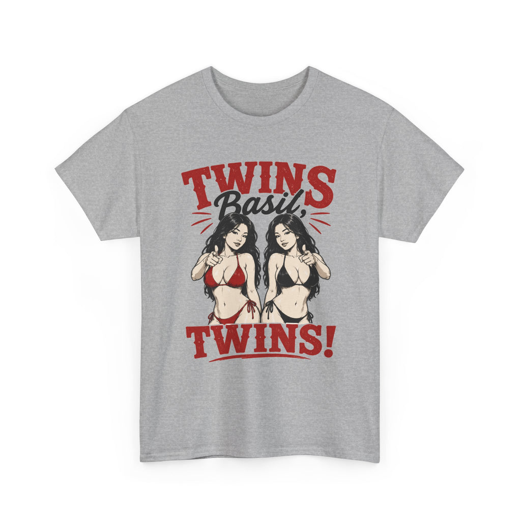 Twins Bikini Pinup Tee | Retro Pinup Twins Graphic T-Shirt