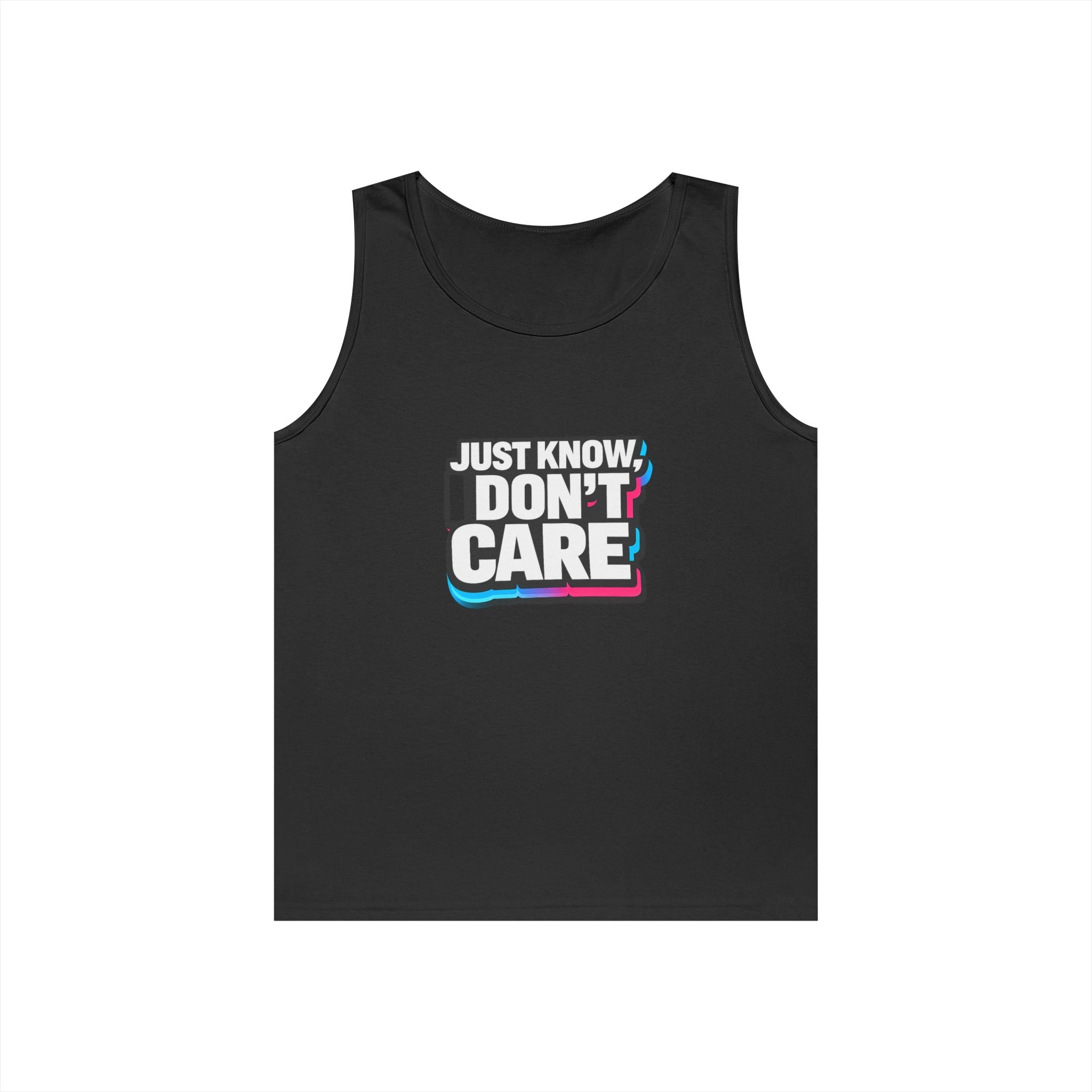 Just Know I Don’t Care Tank Top | Retro Tank Top