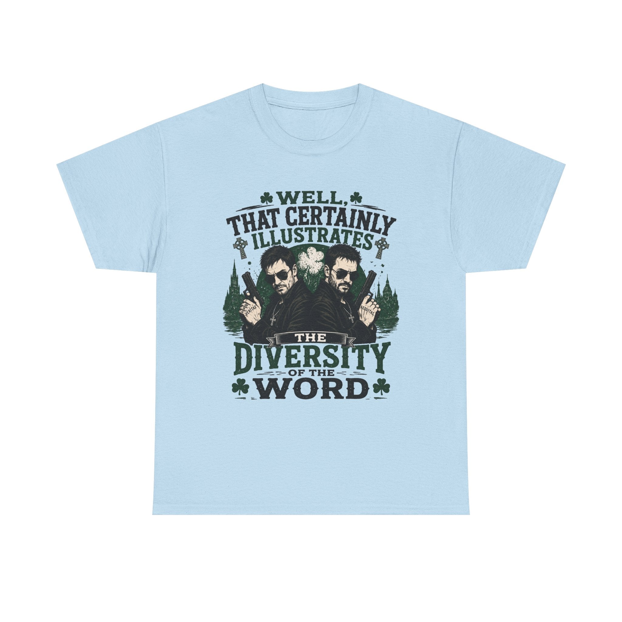 That Certainly Illustrates the Diversity of the Word T-Shirt | St. Patrick's Shamrock Design