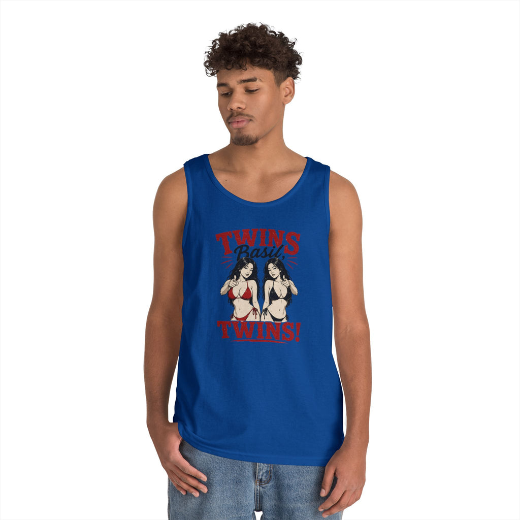 Twins Bikini Pinup Twins Tank Top | Retro Pinup Illustration, Beachwear