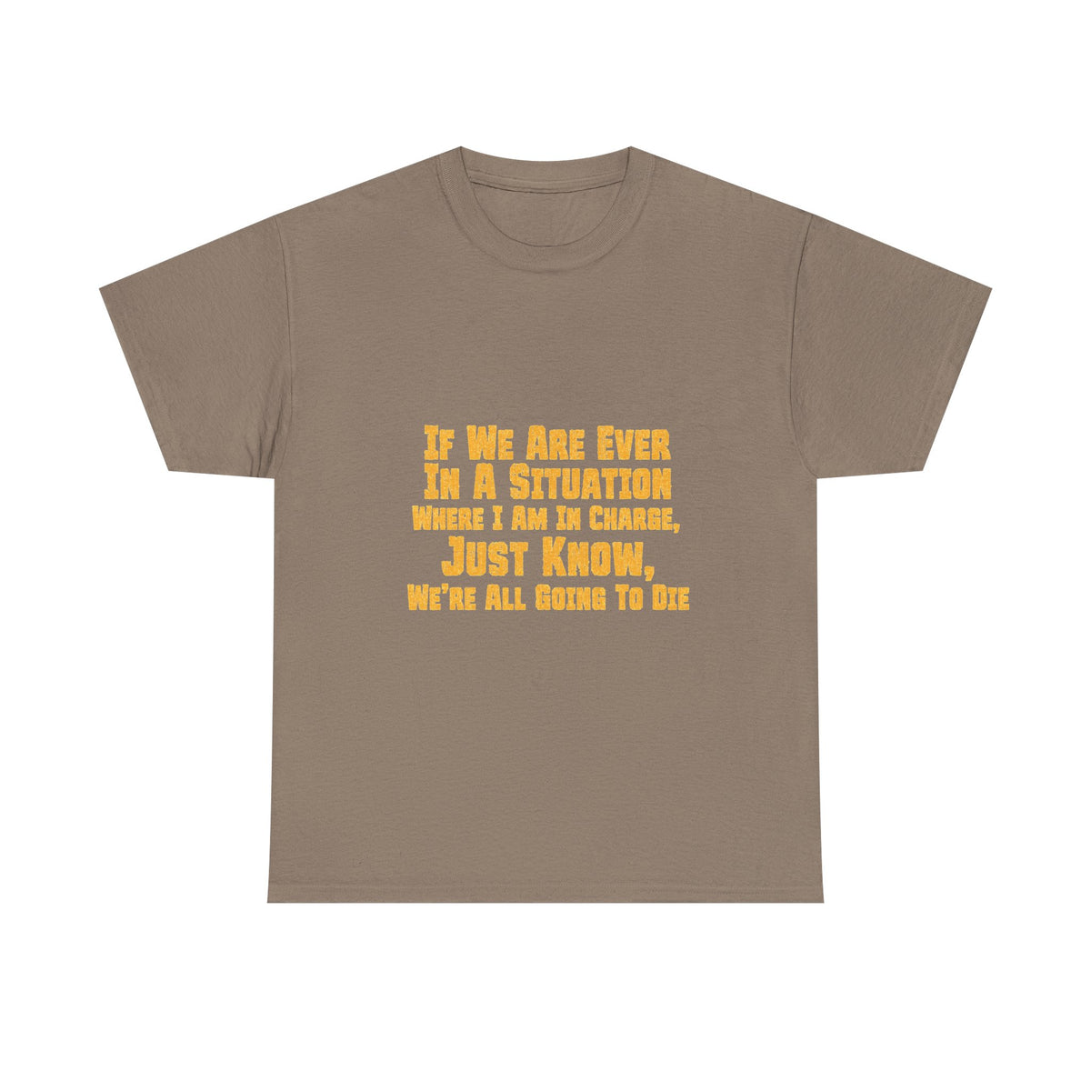 If We Are Ever In A Situation Text Tee | Funny Quote Tee Shirt