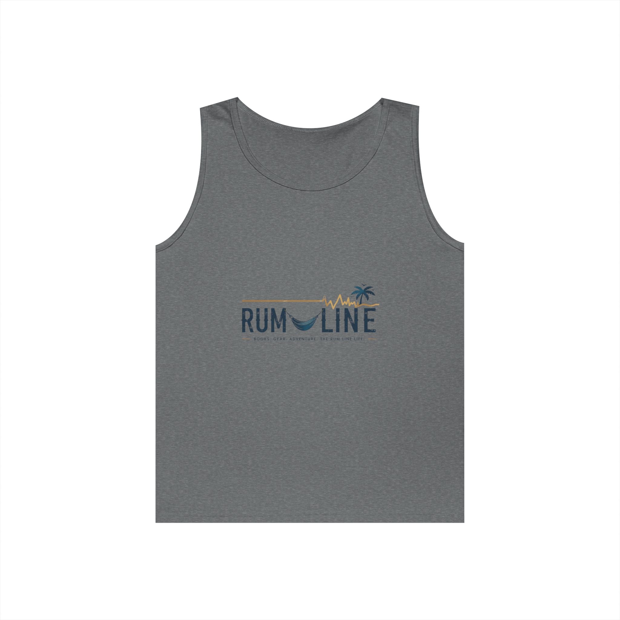 Rum Line Life Offical Logo Tank Top | Rum Line Life is chill, fun, slightly tilted, and a relaxing acceptance of imperfect happiness, wrapped in sand, sea and warm breezes.