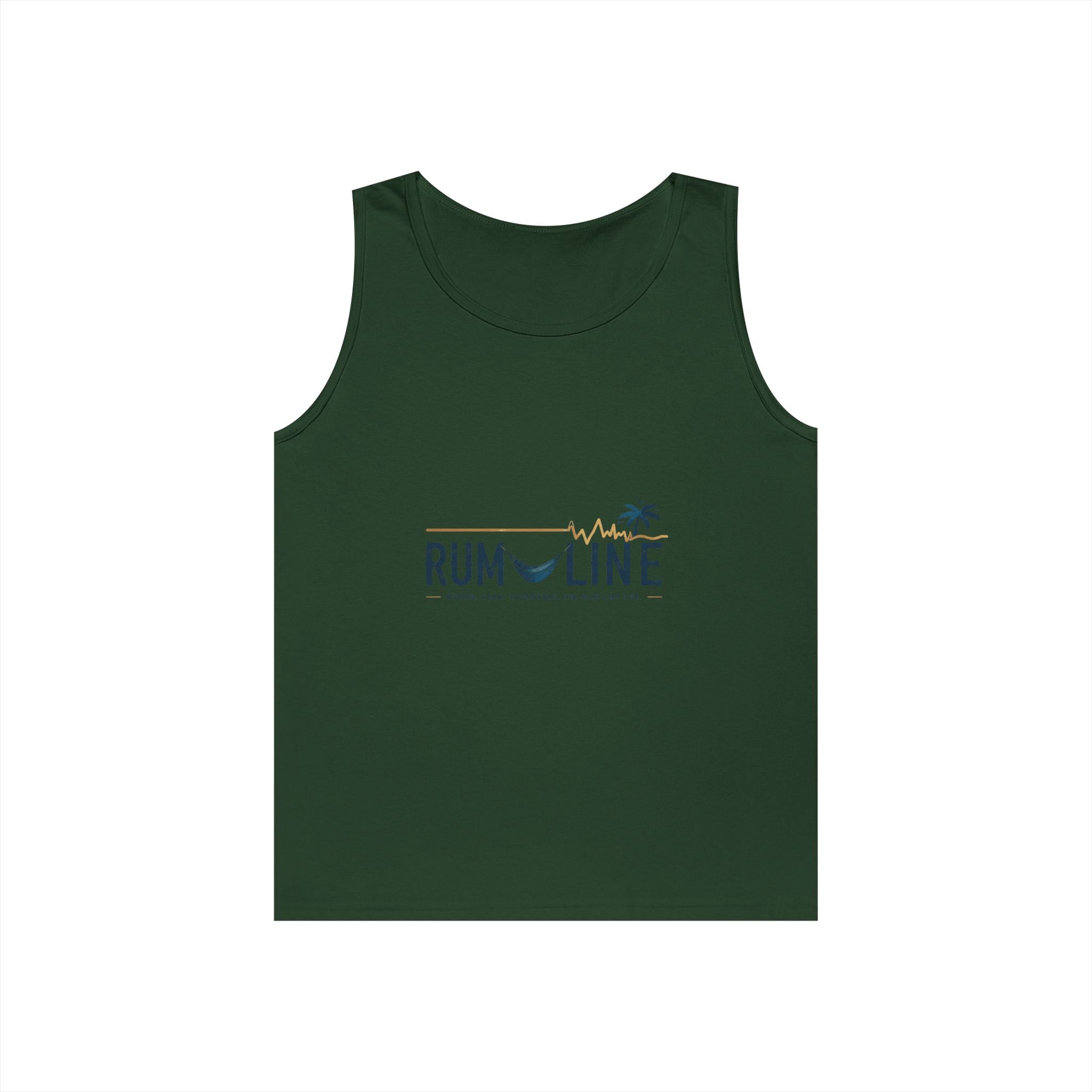 Rum Line Life Offical Logo Tank Top | Rum Line Life is chill, fun, slightly tilted, and a relaxing acceptance of imperfect happiness, wrapped in sand, sea and warm breezes.