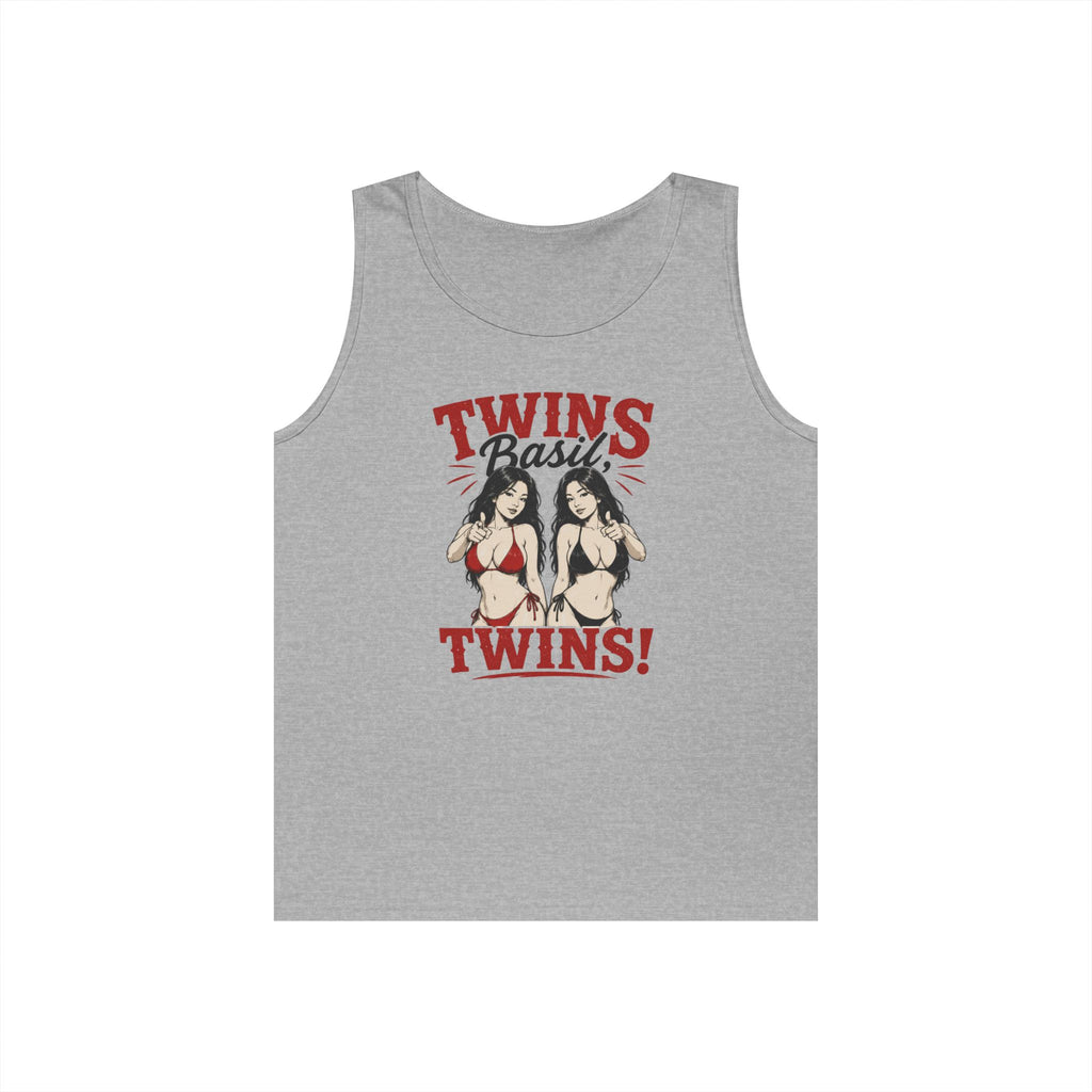 Twins Bikini Pinup Twins Tank Top | Retro Pinup Illustration, Beachwear