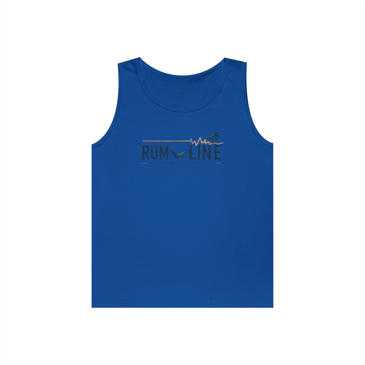 Rum-Line Life Offical Logo Tank Top | Rum Line Life is chill, fun, slightly tilted, and a relaxing acceptance of imperfect happiness, wrapped in sand, sea and warm breezes.