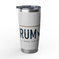 Vagabond 20oz Tumbler — Adventure Vibes Insulated Travel Mug with Hammock & Palm Design