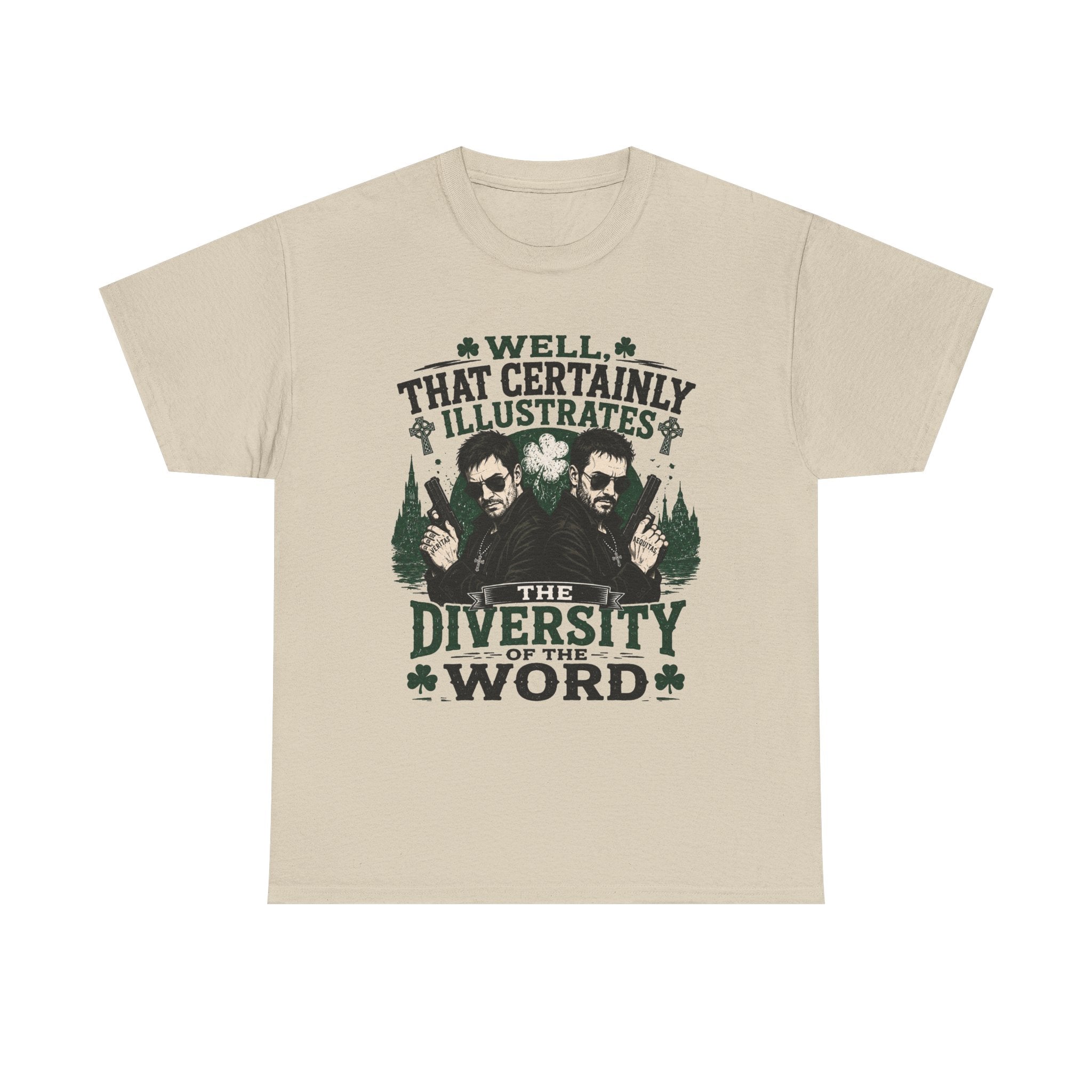 That Certainly Illustrates the Diversity of the Word T-Shirt | St. Patrick's Shamrock Design