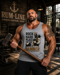 When Rock Meets Hard Place, I'm the Hammer tank top | Muscle Man Graphic Tank